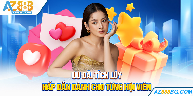 Ưu đãi tích lũy hấp dẫn dành cho từng hội viên